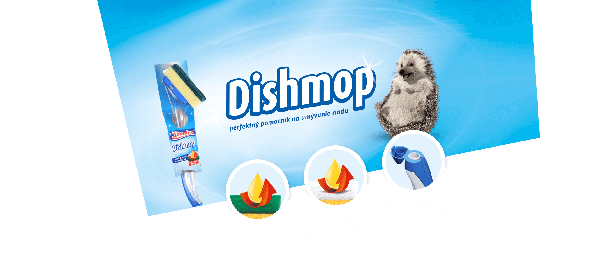 SPONTEX Dishmop - Ideálny pomocník na každodenné umývanie riadu