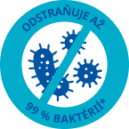 Odstránia až 99 % baktérií