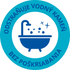 Odtraňuje vodný kameň